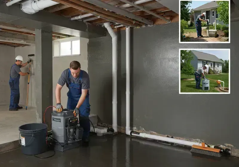 Basement Waterproofing and Flood Prevention process in Lansing, IL